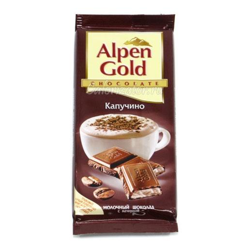 Шоколад Alpen Gold капучино